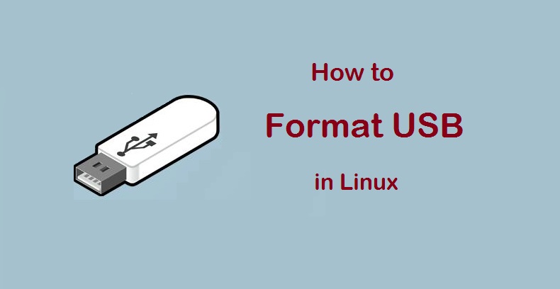 linux usb drive format